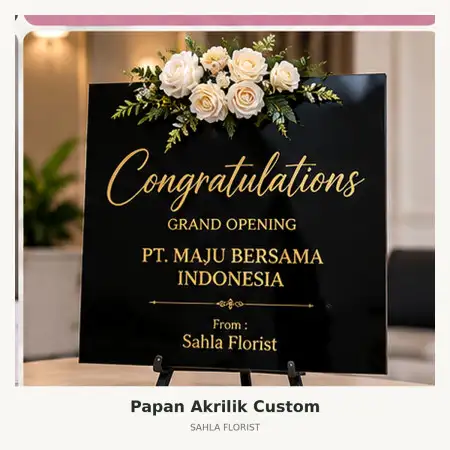 Papan Bunga Akrilik Bintaro Jaya Xchange